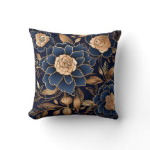 Ouro elegante e marinho azul