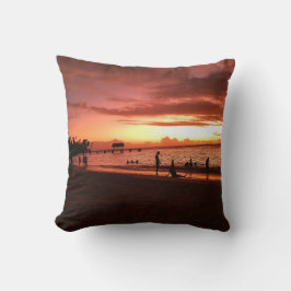 Almofada Ouro Ember Sunset - Caribe Beach Glow