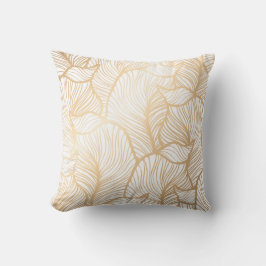 Almofada ouro floral Damask