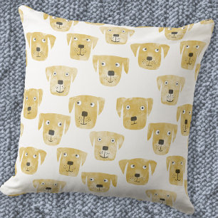 Almofada Ouro Labrador Retriever Cute