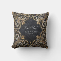 Ouro Opulento Prata Barroco Preto Luxo Casamento