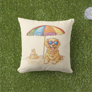 Almofada Ouro Retriever Beach og