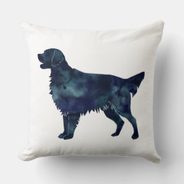 Almofada Ouro Retriever Black Watercolor