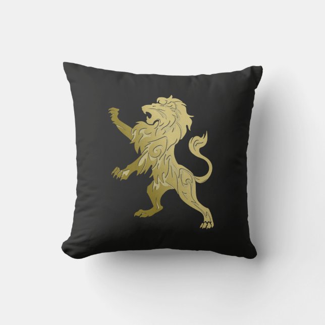 Almofada Ouro Royal Lion (Frente)