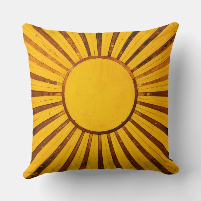 Almofada Ouro Sunburst (Verso)