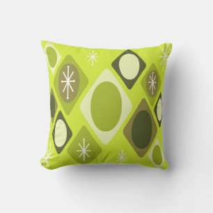 Almofada Ouros Ovais Starbursts Chartreuse