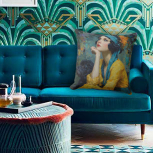 Almofada Ouse ser Deco no Estilo Flapper