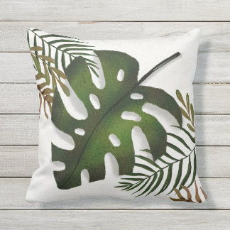 Almofada Outdoorkissen Monstera Tropical Design