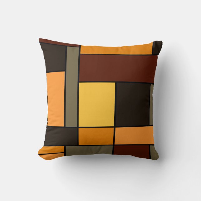 Almofada Outono Mondrian (Frente)