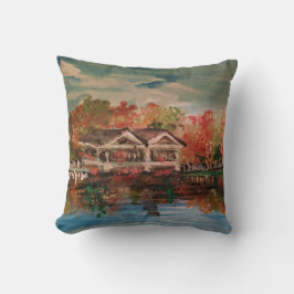 Almofada Outono pelo lago