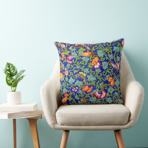 Almofada Owen Jones Antique Oriental Butterflies
