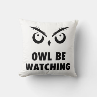 Almofada Owl Be Watching