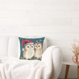 Almofada Owl Sempre Te Ama Festa de inverno