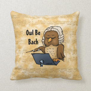 Almofada Owl'Be Back Engraçado Cartoon