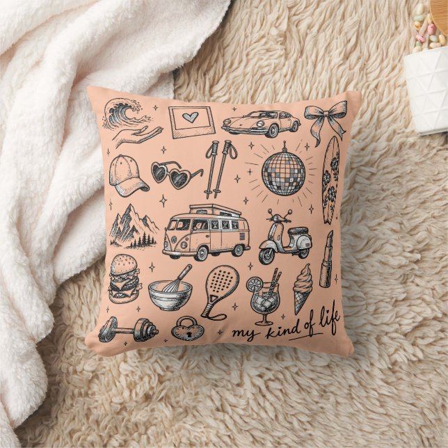 Almofada Pacote de Clipart de Estilo de Vida Desenhado à Mã (Cobertor)