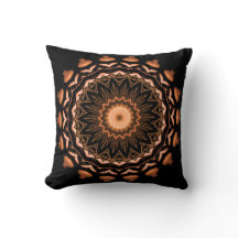 Padrão 1 de Cobre e Mandala Preto