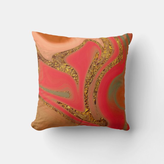 Almofada padrão abstrato. (Frente)