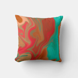 Almofada padrão abstrato.