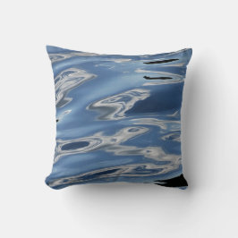 Almofada Padrão abstrato azul