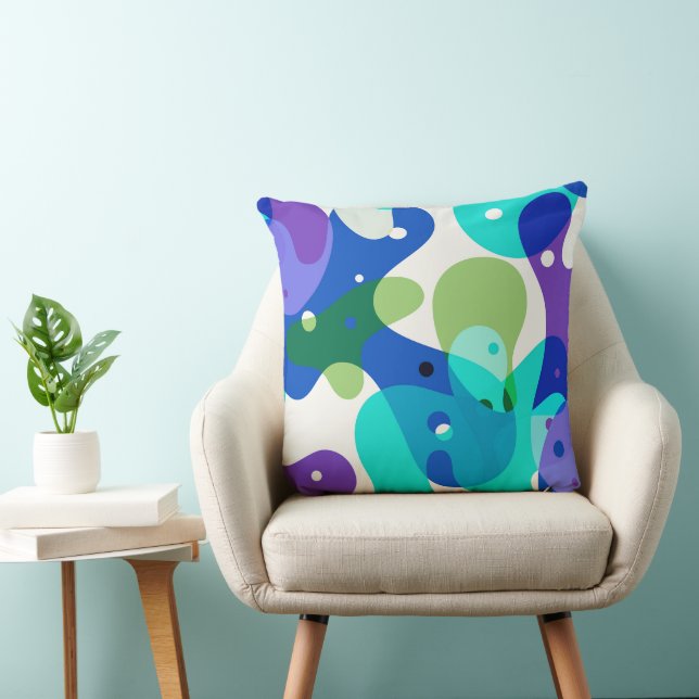 Almofada Padrão abstrato moderno (Cadeira)