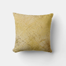 Almofada Padrão Amarelo Mostarda Dourado, Moderno, Luxo