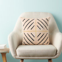 Padrão Boho preto neatral e feminino creme