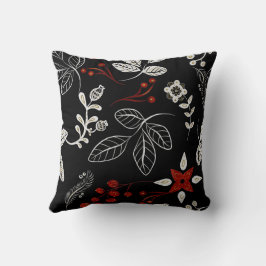 Almofada Padrão botânico elegante
