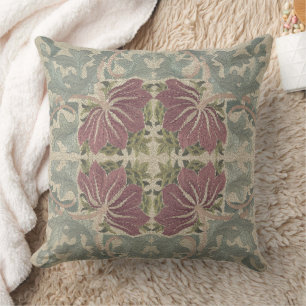 Almofada Padrão Botânico - Travesseiro decorativo William M