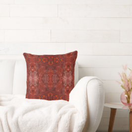 Almofada Padrão Castanho Ouro Texturizado de couro de luxo