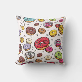 Almofada Padrão contínuo de Donuts