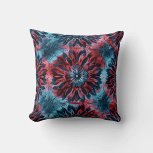 Almofada Padrão contínuo de Tie Dye