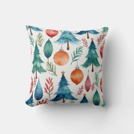 Almofada Padrão da árvore de Natal