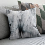 Almofada Padrão de Abstrato branco preto<br><div class="desc">Travesseiro decorativo Abstrato branco preto</div>