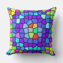 Almofada Padrão de Abstrato de mosaico para Travesseiros