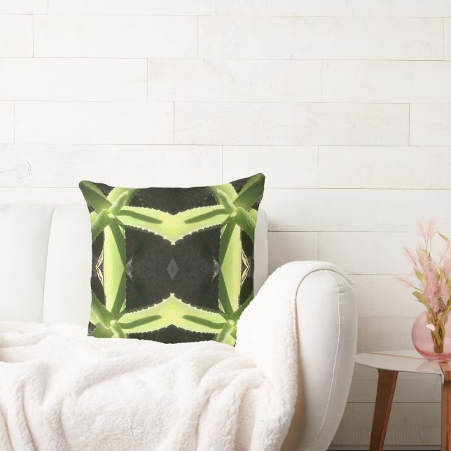 Almofada Padrão de Aloe 3h (Sofá)
