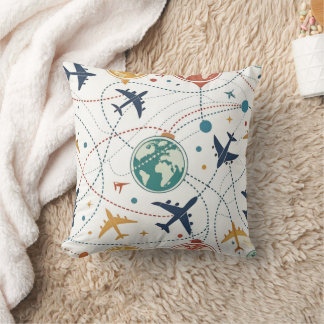 Almofada Padrão de Aviação de Viagens Globais (2)