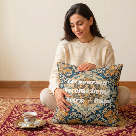 Almofada Padrão de Azulejo Elegante Personalizado Presentes