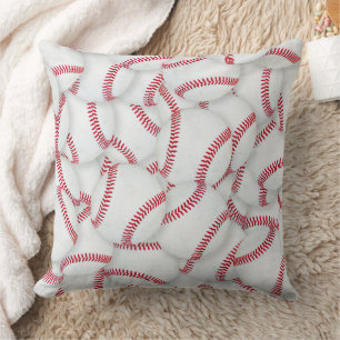Almofada Padrão de Baseballs em Camadas