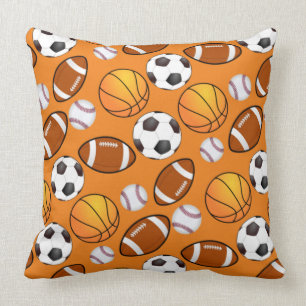 Almofada Padrão de basquete de futebol desportivo