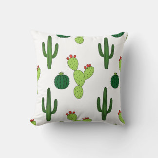 Almofada Padrão de Cactus Cute