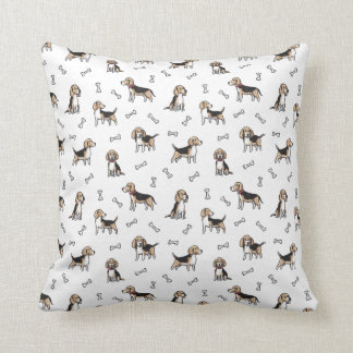 Almofada Padrão de cães bichos