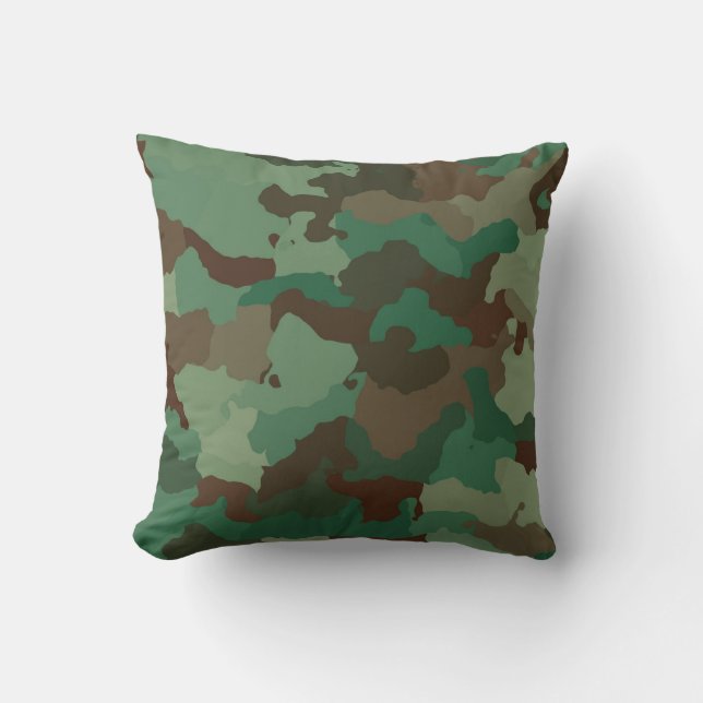 Almofada Padrão de Camuflagem Militar (Forças Armadas) (Frente)
