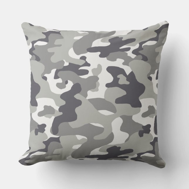 Almofada Padrão de Camuflagem Urbana (Frente)