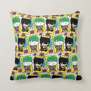 Almofada Padrão de Cartão de Reprodução de Chibi Joker