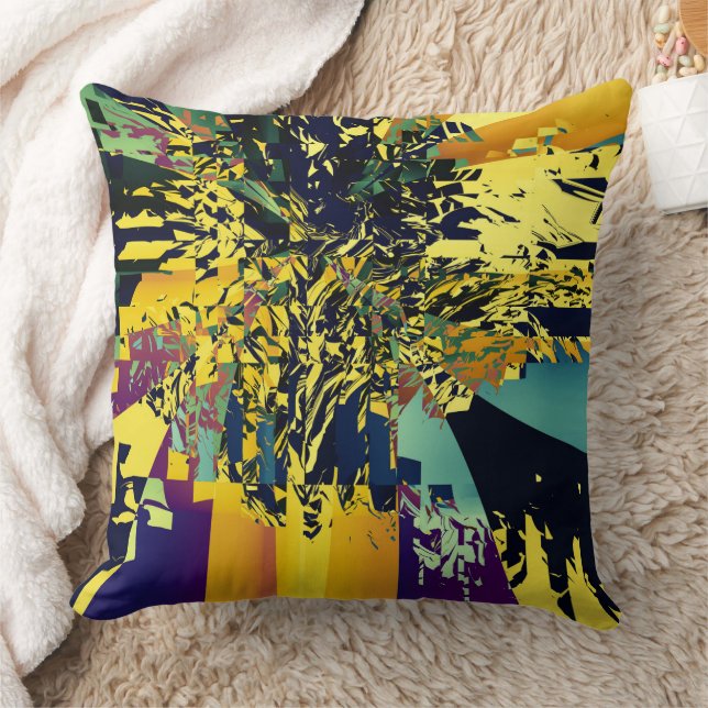 Almofada Padrão de Coloração de Poesia Haiku Japonês (Cobertor)