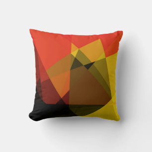 Almofada Padrão de Cubismo abstrato