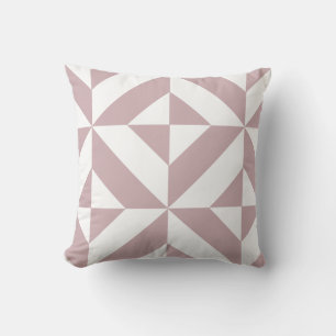 Almofada Padrão de Cubo Geométrico Médio de Deco