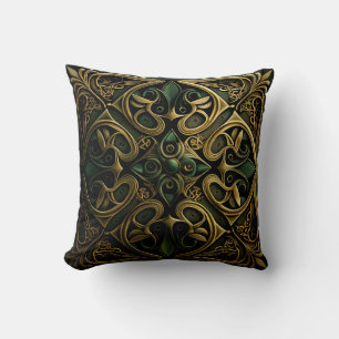 Almofada Padrão de decoração de Xadrezes Ornamentais de Bro