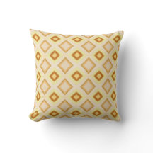 Padrão de Diamante Marrom Creme Amarelo