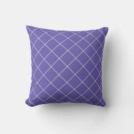 Almofada Padrão de diamante roxo